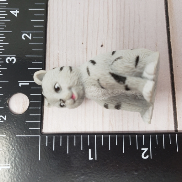 Kitty Kitten Cat Gray with Black Stripes Toy Figure - Picture 5 of 16